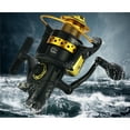 thumbnail image 5 of P-KV Spinning Fishing Reel Front Rear Double Brake 5.5:1 Super Strong Dual High Low Speed Carp Lure Reel Feeder Wheel ,Rigid Aluminum Skeletal Frame, 5 of 5