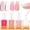 4pcs White Pink Nude, variant on modelones Nail Strengthener and Growth Clear Nail Polish Scented Nail Repair for Damaged Nails Hardener Extra Strong and Growth for Women Nail Care Natural Concealer Foundation 15 Ml 0.5 Fl Oz