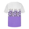 thumbnail image 5 of Fiudx Ofertas de La Semana Camisa Superior Informal de Manga Corta con Estampado Informal Ya La Moda para Mujer, 5 of 5