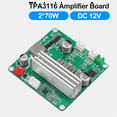 thumbnail image 3 of 12V HiFi Digital Amplifier Board Stereo TPA3116 70Wx2 Dual Channel Preamp Power Class D Stereo Audio Amplifier Module, 3 of 7