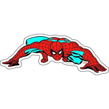 - SPIDERMAN RETRO, Officially Licensed Original Artwork - Sticker DECAL