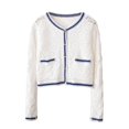 thumbnail image 6 of Cardigan Sweaters for Women Long Sleeve Lightweight Open Front Hollow out Floral Crochet Knit Cardigans Fall Clothes, 6 of 6