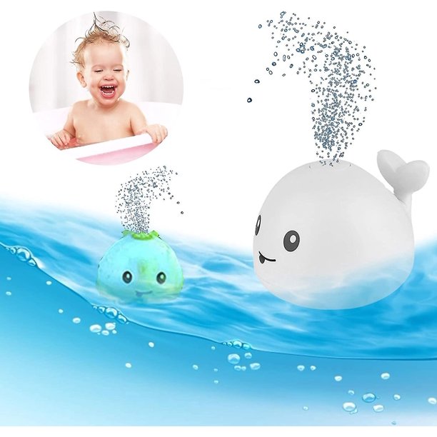 Juguetes De Baño Para Niños Pequeños De 1 A 3 Años,El Pulverizador De Agua Ilumina El Juguete De Baño Para Bebés