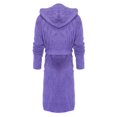 thumbnail image 6 of Men's Winter Plush Lengthened Shawl Bathrobe Home Clothes Hooded Long Sleeved Robe Coat Loungewear, 6 of 7