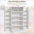 thumbnail image 6 of Kitchen Pantry Storage Cabinet with 5-Tier Shelving & 12 Spice Racks | HOMCOM | MDF Construction | Sleek Design, 6 of 9