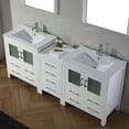thumbnail image 5 of Virtu Dior 78 in. Double Bathroom Vanity Set with Ceramic Top, 5 of 9