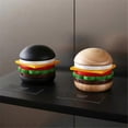 thumbnail image 2 of Burger Shape Rotating Wood Desk Calendar, Wood Color, 2 of 5