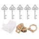 thumbnail image 3 of Abridor de botellas con llave de esqueleto de 50 piezas con tarjetas de etiqueta Bolsa transparente para favores de fiesta de boda Navidad Vhermosa Vinos y Licores, 3 of 5