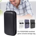 thumbnail image 2 of SharkTRUE EVA Storage Bag For R35S/R36S Handheld Game Console, Black Carbon Fiber Texture, 2 of 6