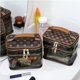 thumbnail image 2 of Retro Impresión Bolsa De Cosméticos De Viaje De Doble Capa Seca Y Húmeda Separación Lavado Almacenamiento De Gran Capacidad Transparente Impermeable Moda Bolso huangjie unisex, 2 of 2