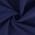 thumbnail image 7 of BinBiL Women Casual Linen Drawstring Elastic Waist Wide Leg Pants Cropped Trousers Dark Blue XXXXL(XXXXL), 7 of 7