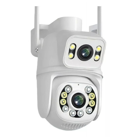 Cámara de seguridad ANBOLM BOA25 con resolución de 8MP visión nocturna incluida blanca