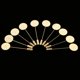 thumbnail image 3 of Broche de solapa Zulema Moda Unisex Dorado Oro 10 piezas, 3 of 8