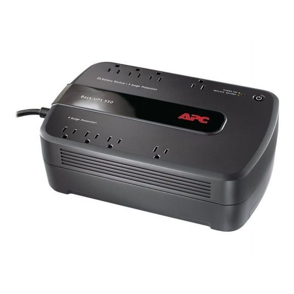 APC Back-UPS ES 550 - UPS - AC 120 V - 330 Watt - 550 VA - USB - output connectors: 8 - black - for P/N: AR106SH4, AR106SH6, AR109SH4, AR109SH6, AR112SH4, AR112SH6, SCL500RM1UNC
