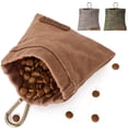 thumbnail image 2 of Duuclume Dog Treat Pouch,Portable Puppy Dog Training Treat Bag Brown, 2 of 5