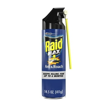 Raid Max Ant & Roach Killer, Insecticide Raid Spray, Kills Crawling Insects On Contact, 14.5 oz. (411 g) 1 PC