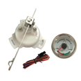 thumbnail image 2 of 2 inch 52mm Rudder Angle Indicator 0-190ohm Signal with Single Station Sensor 12V/24V for Boat Marine Ship, White Dial, 2 of 6