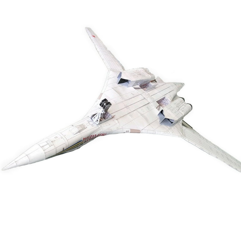 1:72 Paper Tupolev Tu-160 Black Jack Bomber Model Aircraft 1:72 Paper Tupolev Tu-160 Black Jack Bomber Model Aircraft