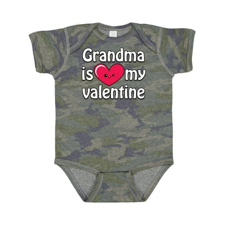 

Inktastic Grandma is My Valentine Gift Baby Boy or Baby Girl Bodysuit