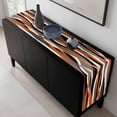 thumbnail image 5 of Abstract Stripes Table Runner 72 Inches Long, Retro Modern Orange Black Gray Lines Kitchen Coffee Dining Table Decoration for Home Party Birthday Wedding Home Decor 14x72 Inches, 5 of 8