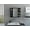 56#Black,Particle Board, variant on Mariana Medicine Cabinet,One External Shelf,Single Door Mirror Two Internal Shelves-Light Gray,Gray Particle Board Bath Faucets Bathroom Storage