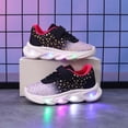 thumbnail image 6 of Lixiuxyad Lightweight Girls' Easy Care Sneakers With Cushioned Sole Cute Heart Design Glow In The Dark Board Shoes For Everyday Comfort（12M 6Y） Running Sports Shoes Sizes 6(Toddler 12-18 Months), 6 of 6