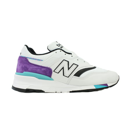 NEW BALANCE 997 MADE IN THE USA WHITE PURPLE BLACK TEAL