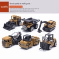 thumbnail image 4 of 1 64 Alloy Engineering Car with Gift Box  Excavator  Forklift  Stacking Machine  Forklift  Road Press  6/8 Pcs, 4 of 9