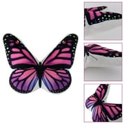 JWH Decorative Throw Pillow Butterfly Accent Pillow Soft Plush Aesthetic Pillow Cushion for Home Decor 13x17inch Pink 1PC