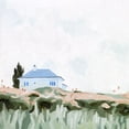 thumbnail image 2 of Scarvey, Emma 20x20 White Modern Wood Framed Museum Art Print Titled - House on a Hill II, 2 of 4