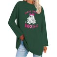 thumbnail image 1 of Pisexur Hauts à Ruban pour Femmes Mode Manches Longues Col Rond Chandails en Molleton Décontractés Sensibilisation au Cancer du Sein Pull Tops Chandails en Molleton Graphiques Inspirants T-Shirts Tops d'Automne pour Femmes, 1 of 5