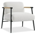 thumbnail image 7 of EastVita Modern Accent Chair, Comfy Chair with Metal Frame Wooden Armrest, Cozy Reading Chair with Soft Cushion for Bedroom, Living Room,Brown (White, Single Chair), 7 of 7
