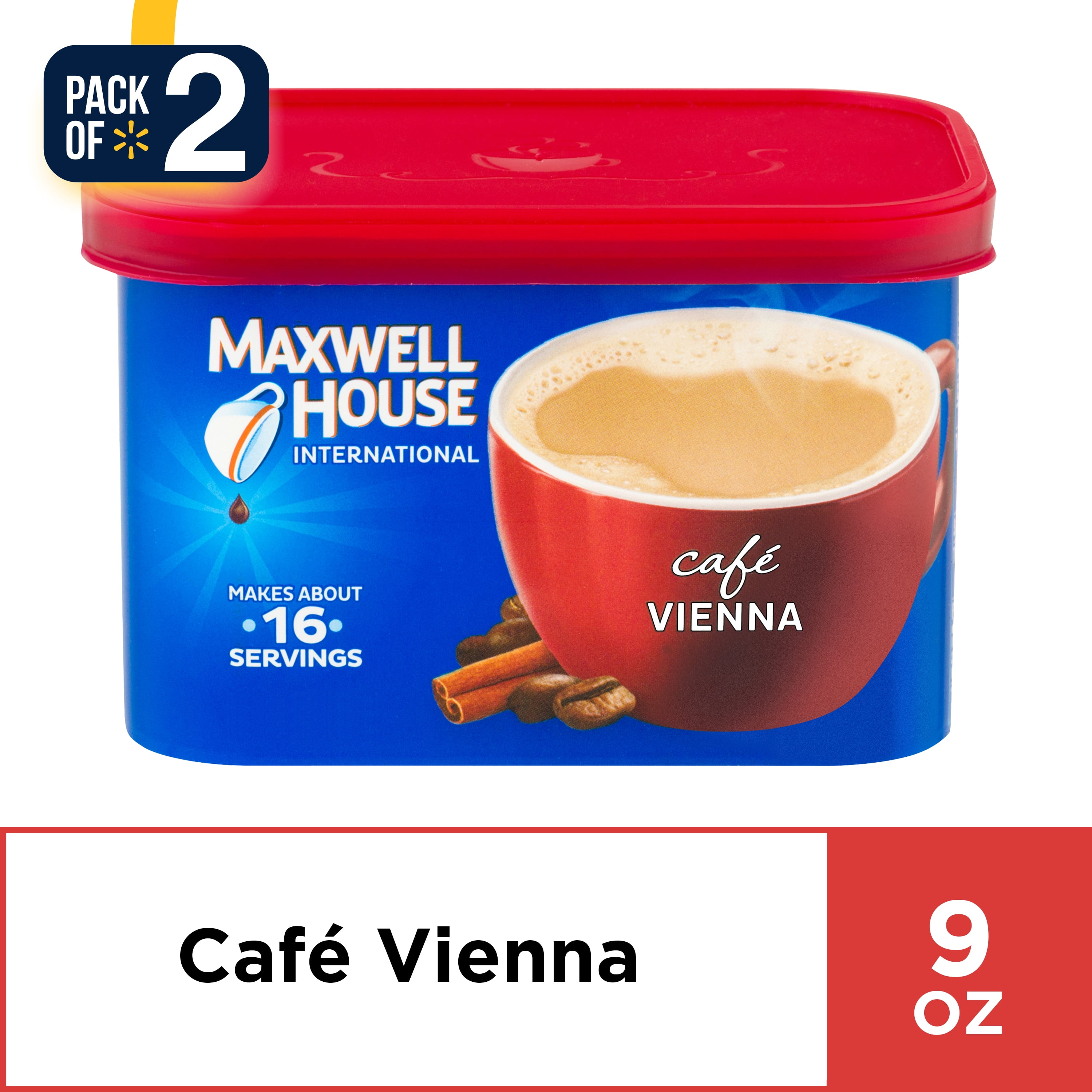 Maxwell House International Coffee Cafe Vienna General Foods