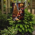 thumbnail image 2 of Golden Retriever and Santa Claus Garden Flag 11.25 in x 15.5 in, 2 of 5