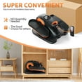 thumbnail image 2 of COOLHUT Under Desk Elliptical Machine, Portable & Quiet Ellipse Leg Exerciser for Seniors Fully Assembled, Electric Seated Pedal Exerciser with Remote Control & 12 Adjustable Speeds for Home Office, 2 of 7