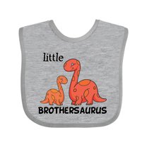 Inktastic Little Brothersaurus Boys Baby Bib