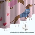 thumbnail image 6 of Colorful Funny Dachshund Shower Curtain 36"x72" ,Bathroom Decorative Shower Curtains Set with 12 Hooks,Modern Waterproof Washable Shower Curtain, 6 of 6