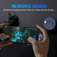 thumbnail image 2 of Adaptador USB C de 90 grados VCOM para transferencia de datos de 40 Gbps (paquete de 2), 2 of 7