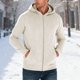 thumbnail image 1 of WILLBEST Sudaderas En Pareja Chaqueta con Capucha Informal Forrada para Exteriores De Otoño e Invierno para Hombre Grande, 1 of 7