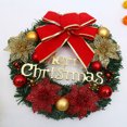 thumbnail image 2 of Guirnalda de Navidad, adornos colgantes de Navidad, decoración de puertas y ventanas, decoración de fiestas navideñas, regalo de Navidad para niños, corona de flores, 2 of 5