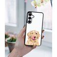 thumbnail image 5 of WIRESTER Shockproof Soft Rubber Cover Case for Samsung Galaxy S25 FE 5G 6.7" 2025, Winking Golden Retriever Dog, 5 of 5
