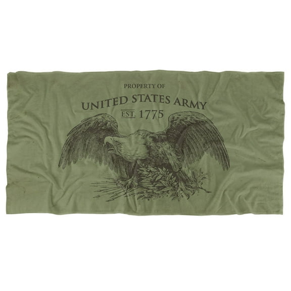 Army Beach Towel, 30"x60", Property Beach Towel