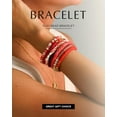 thumbnail image 2 of NICKSUN Friendship Bracelets Trendy Heishi Clay Bead Bracelets Stack Gold Beaded Stretch Bracelets for Women Boho Stackable Bracelets Bulk Cute Preppy Jewelry, 2 of 6