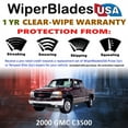 thumbnail image 2 of 2000 GMC C3500 Beam Wiper Blades Wipers w/1yr Warranty (Set of 2) (WiperBladesUSA), 2 of 5
