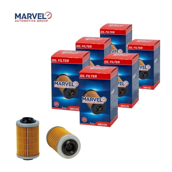 Marvel Synthetic Oil Filter MR2129 (25177917) for Cadillac CTS 2010-14, Chevrolet Camaro 10-15, GMC Canyon 15-16, Pontiac G8 08-09, Saab 9-3 06-09