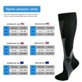 thumbnail image 4 of WDOplteas Calcetines Compresión Calcetines Deportivos Transpirables Ergonómicos para Hombres Mujeres (Negro L/XL), 4 of 9