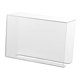 thumbnail image 5 of Portarrollos de papel higiénico, caja de pañuelos, acrílico, resistente y transparente, para montar en la pared Blanco l, 5 of 8