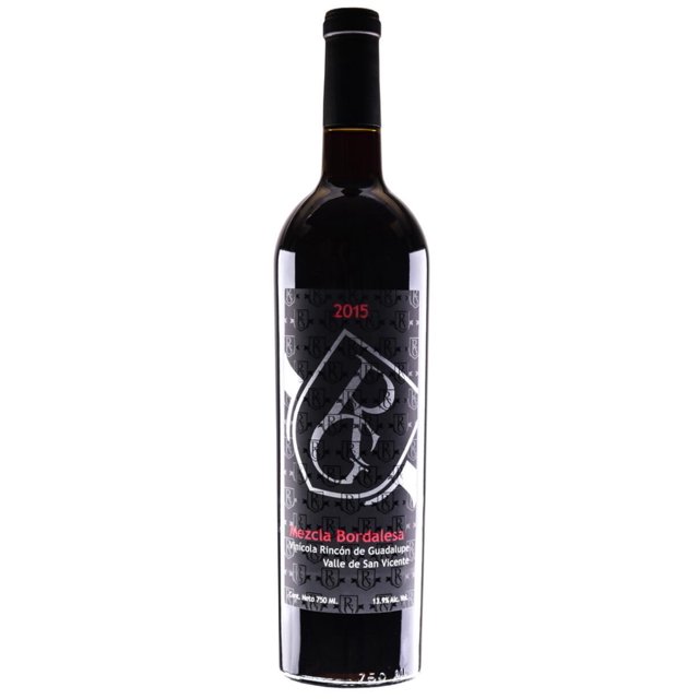 Vino tinto RG Mezcla Bordelesa 750 ml Vid Mexicana No aplica