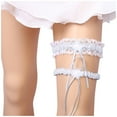 thumbnail image 5 of XLZWNU Garters for Bride Garter Party Ring Lace Garter Leg Throw Weddings Women Bridal for Elastic Bridal Supplies Wedding Garter for Bride Garter for Bride 1Pc Socks White One Size, 5 of 6