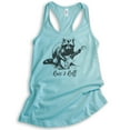 thumbnail image 1 of Racc & Roll Tank Top, Ladies Racerback Tank Top, Raccoon Tank, Funny Raccoon Graphic Tee, Clever Raccoon, Cancun, Medium, 1 of 3